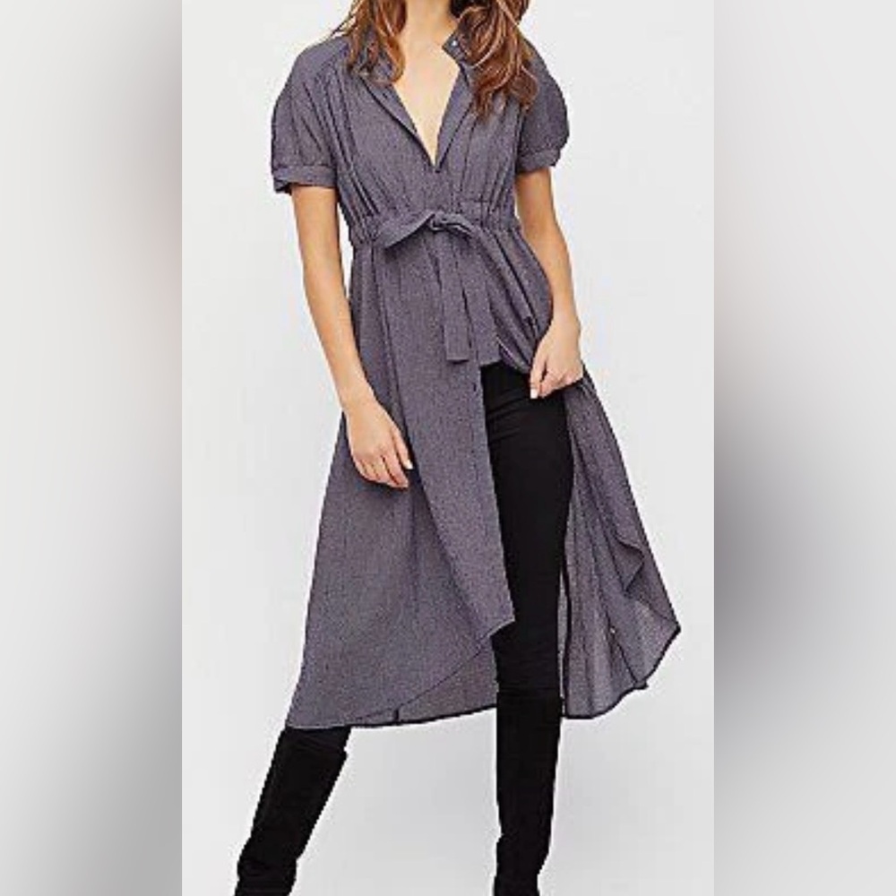 Free People Free People Retro Romance Gingham Top/Dress